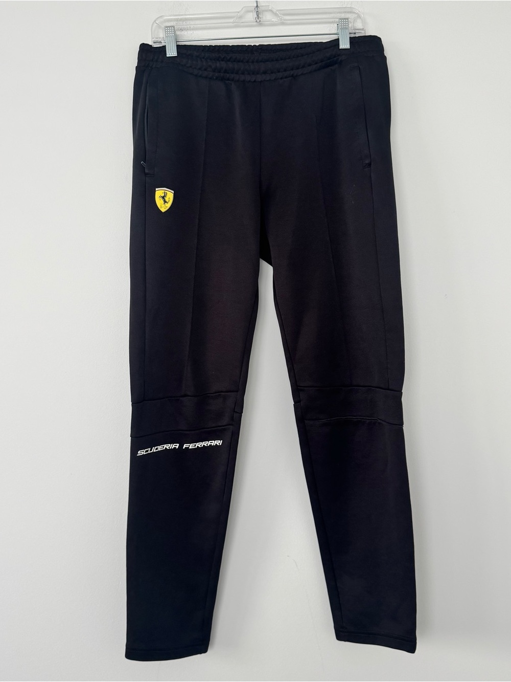 Puma Scuderia Ferrari Track Sweatpants Mens L Black F1 Racing Moto Streetwear